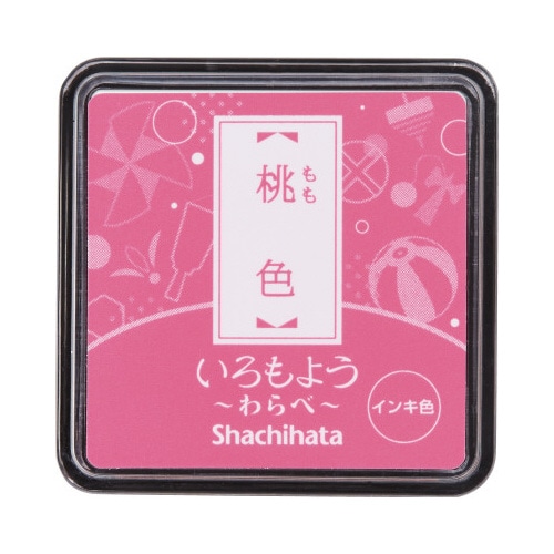 いろもよう　わらべ　桃色