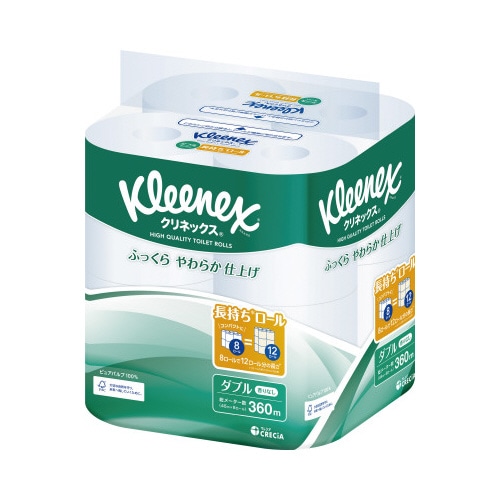 クリネックスコンパクト　ダブル４５ｍ　８個