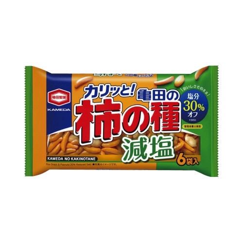 減塩亀田の柿の種６袋詰※