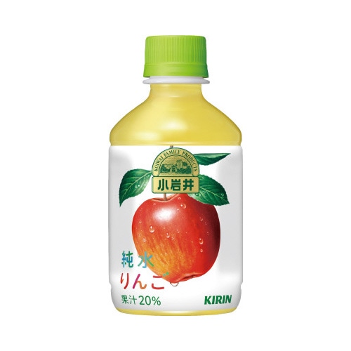 小岩井純水りんご２８０ｍｌ２４本※