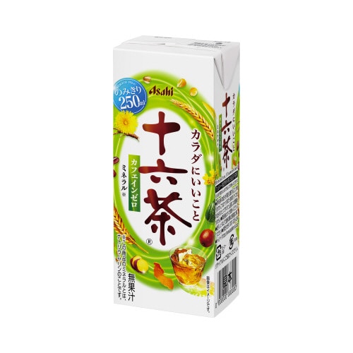 アサヒ十六茶紙パックスリム２５０ｍｌ×２４本※