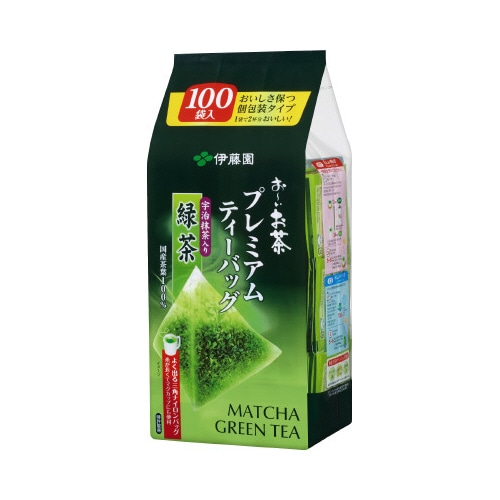 おーいお茶プレミアムティーバッグ抹茶入緑茶１００袋※