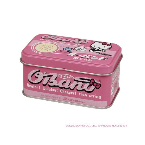 オーバンド缶×ハローキティ　シリコーン輪ゴム＃１６