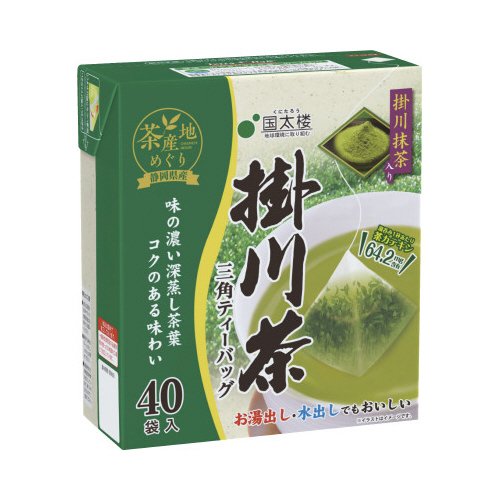 抹茶入り掛川茶三角ＴＢ４０Ｐ×６※