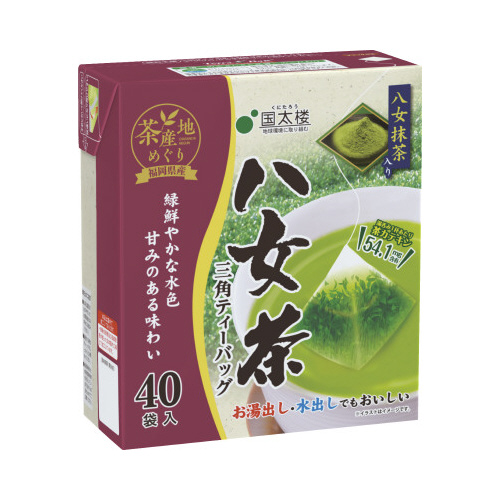 抹茶入り八女茶三角ＴＢ４０Ｐ×６※