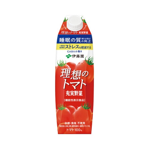 紙充実野菜理想のトマトキャップ付き１Ｌ　６本入※