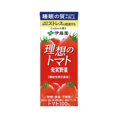 紙充実野菜理想のトマト２００ｍｌ　２４本入※