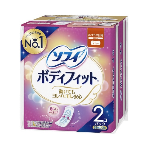 ソフィボディフィット羽なし　２８枚×２