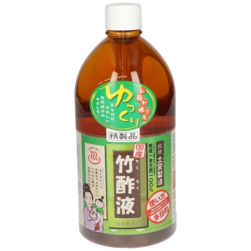 高級竹酢液　１Ｌ　透明ボトル入り