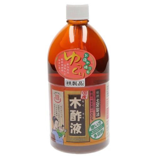 純粋木酢液　１Ｌ　透明ボトル入り