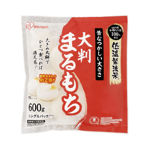 低温製法米の生まるもち　大判個包装６００ｇ×１２※