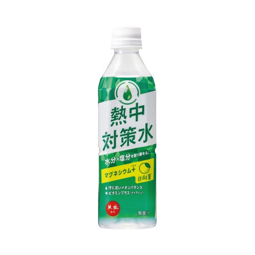熱中対策水　日向夏味　５００ｍｌ　２４本※