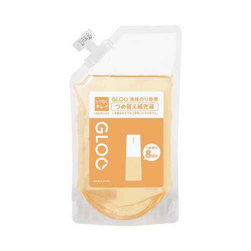 グルー液体のり（シワなくキレイ）（つめ替え補充液）