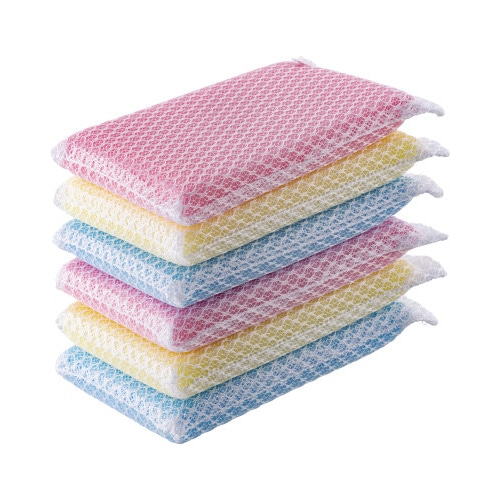 圧縮メッシュスポンジ　６個入