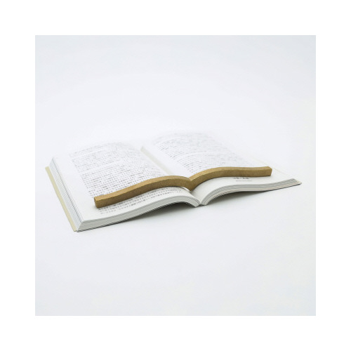 本に寄り添う文鎮（真鍮製）