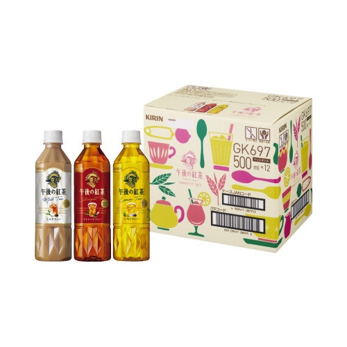 午後の紅茶　５００ｍｌ１２本入りアソート※