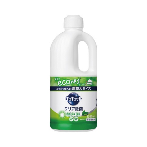 キュキュット　クリア除菌　緑茶　詰替用１２５０ｍｌ