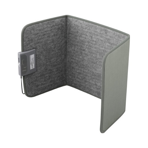 デスクパネルヒーター　モスグレー