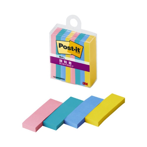ポストイット強粘着マルチカラー３　５０×１５　８冊