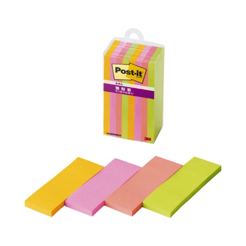 ポストイット強粘着マルチカラー６　７５×２５　８冊