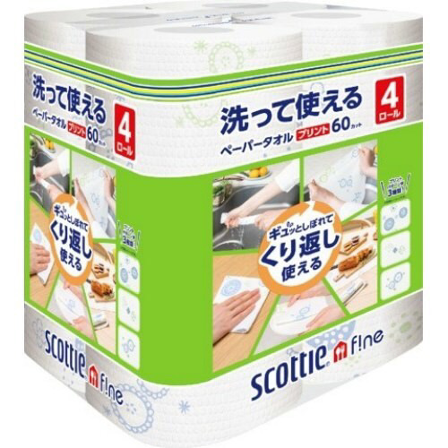 スコッティファイン洗って使えるタオルＰＲ４Ｒ