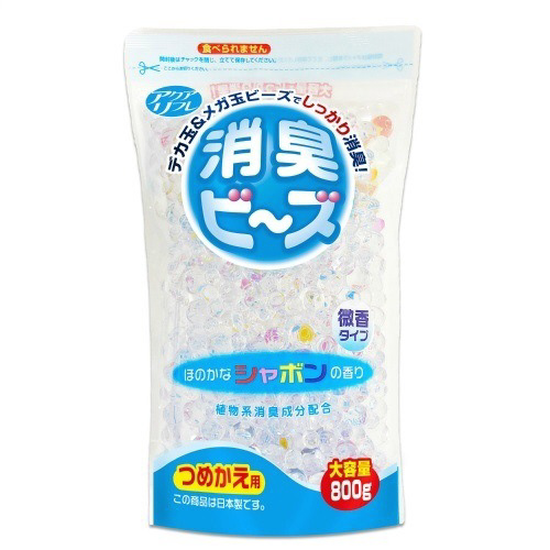 アクアリフレ消臭ビーズ替え大容量シャボン８００Ｇ