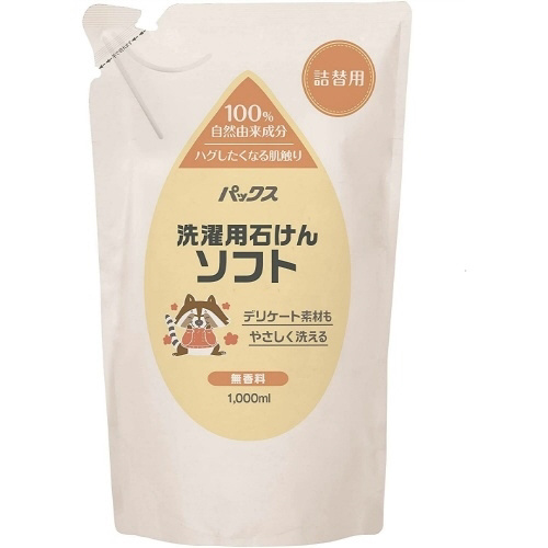 パックス洗濯用液体石けんソフト詰替用１０００ＭＬ
