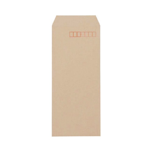 再生紙１００％クラフト封筒　長４〒　１０００枚×３