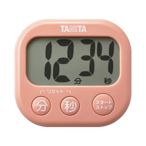 抗菌でか見えタイマー　　ＴＤ４２９　ピンク　３個