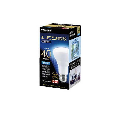 レフタイプＬＥＤ電球　４０Ｗ相当　昼光色