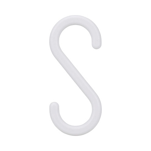 Ｓ字フック（小）６個入　ホワイト