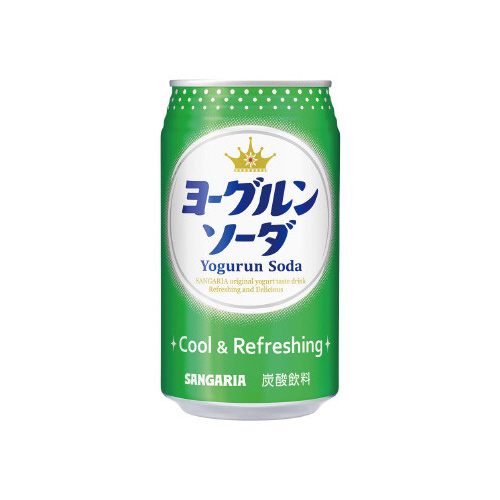 サンガリア　ヨーグルンソーダ　３５０ｇ　２４本※