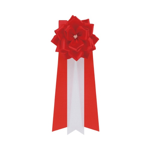 記章リボン　小　赤　２０個入　４５９－８２３