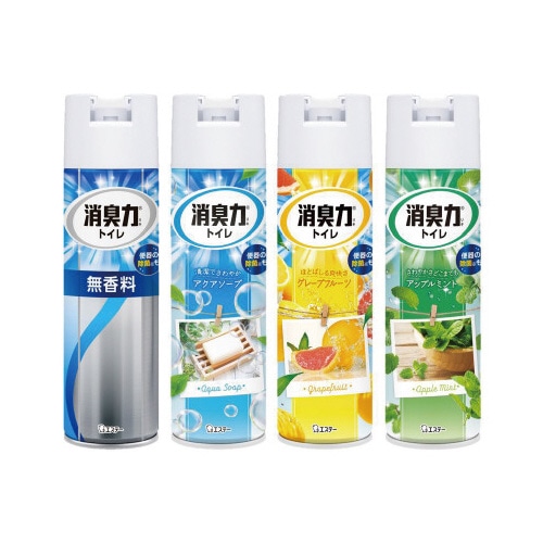 トイレの消臭力スプレー４本アソート　３６５ｍｌ