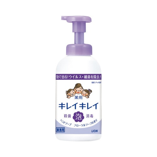 キレイキレイ泡ハンドＳフローラル本体５５０ｍｌ×６