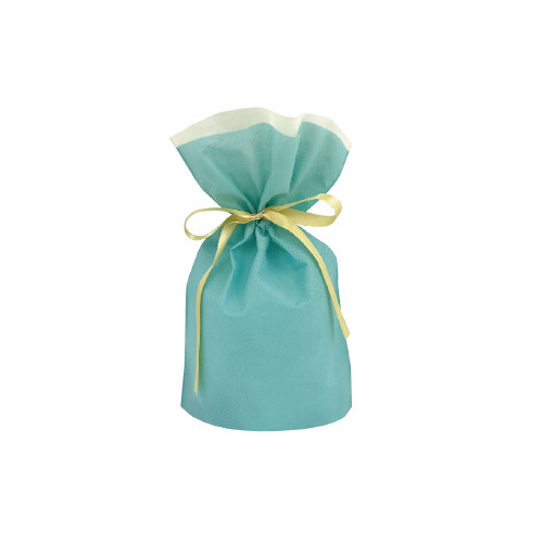 不織布巾着ミントＬＬ　１０枚入