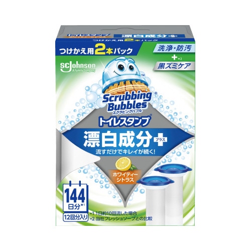 スクラビングバブル　トイレスタンプＷシトラス替２Ｐ