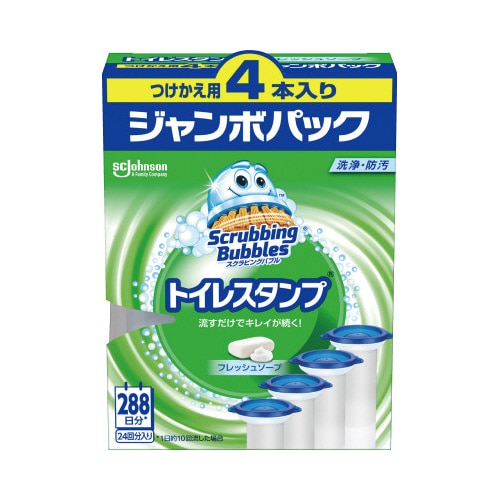 スクラビングバブルトイレスタンプＦソープ替４Ｐ×６