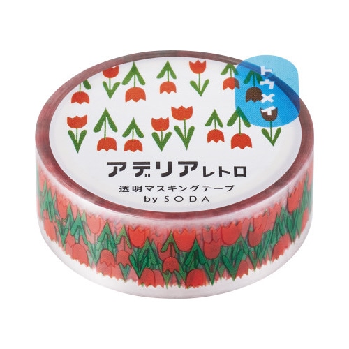 ソ－ダ　透明マステ（コレック）　１５ｍｍ幅Ｘ３