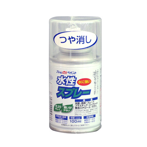 水性スプレー１００ＭＬつや消しネオクリヤー