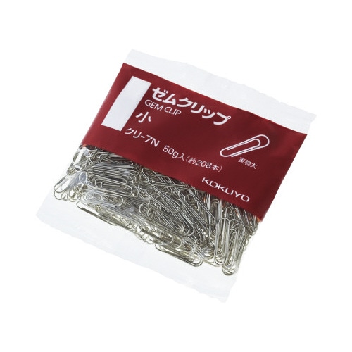 ゼムクリップ　小２３ｍｍ　約２０８本入Ｘ５
