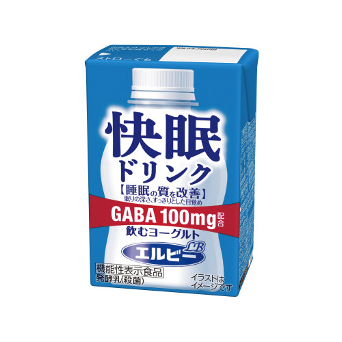 快眠ドリンク　飲むヨーグルト　１２５ｍｌ　２４本※