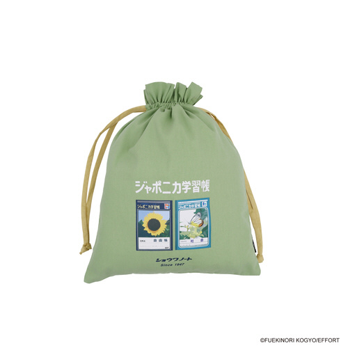 カラー巾着　Ｌ　フエキ　３枚