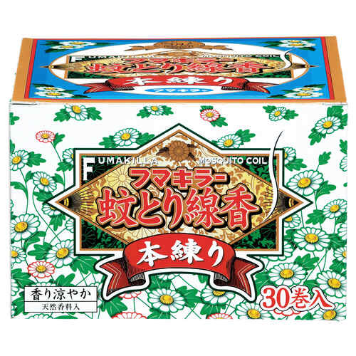 フマキラー蚊とり線香本練り３０巻函入×２４個