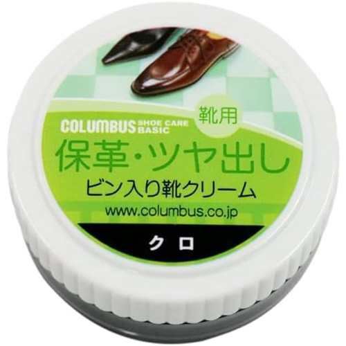 コロンブス　ベーシック　ビン　黒　靴用ツヤ出し