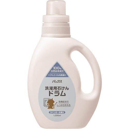 パックス　洗濯用石けんドラム　１．２Ｌ×１０個