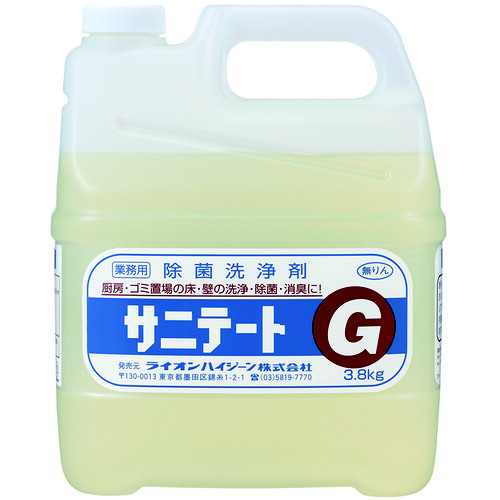 サニテートＧ　除菌洗浄剤　３．８ｋｇ×２個