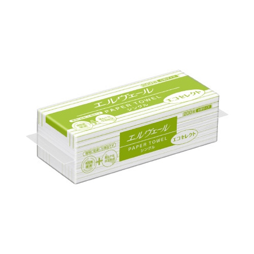 エルヴェールペーパータオルエコセレクトＳ小判４２Ｐ