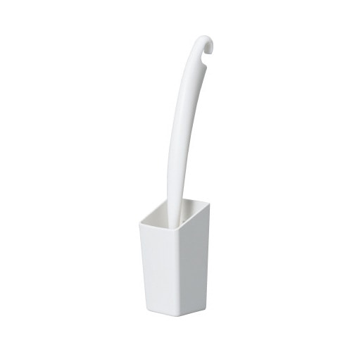 細部まで磨きやすいミニトイレブラシ（ケース付き）