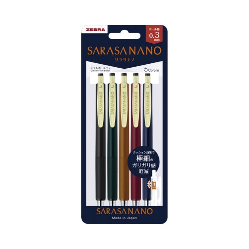 サラサナノ　０．３　５色セット　Ｖ